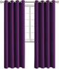 BGment Blackout Curtains - Grommet Thermal Insulated Room Darkening Bedroom and Living Room Curtains, Set of 2 Panels (52 x 108 Inch, Purple)