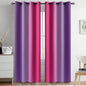 Yakamok Ombre Pink and Purple Curtains for Bedroom, Gradient Room Darkening Curtains, Grommet Thermal Insulated Light Blocking Window Drapes/Curtain for Living Room,52 x 84 Inch,2 Panels