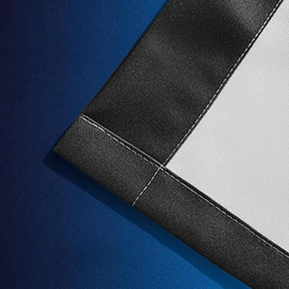 Yakamok Blackout Ombre Dark Blue and Black Curtains for Bedroom, Gradient Room Darkening Curtains, Grommet Thermal Insulated Light Blocking Window Drapes/Curtain for Living Room,52 x 72 Inch,2 Panels