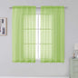Simplebrand Lime Sheer Curtains 96 Inches Long, Light Filtering Rod Pocket Solid Color Window Sheer Curtain Panels, Elegant Curtains & Drapes for Living Room, Bedroom 2 Panels (Lime, 42" W x 96" L)