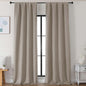 Simplebrand Stone Blackout Curtains for Bedroom 102 Inches Long 2 Panels, Solid Thermal Insulated, Energy Saving Living Room Window Treatment Curtains Blackout Drapes, W50 x L102 Inch, Stone