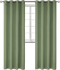 BGment Room Darkening Curtains 108 Inches Long - Grommet Thermal Insulated Drapes Window Treatment Curtains for Bedroom, 2 Panels, 52 x 108 Inch, Grass Green