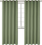 BGment Room Darkening Curtains 84 Inches Long - Grommet Thermal Insulated Drapes Window Treatment Curtains for Bedroom, 2 Panels, 70 x 84 Inch, Grass Green