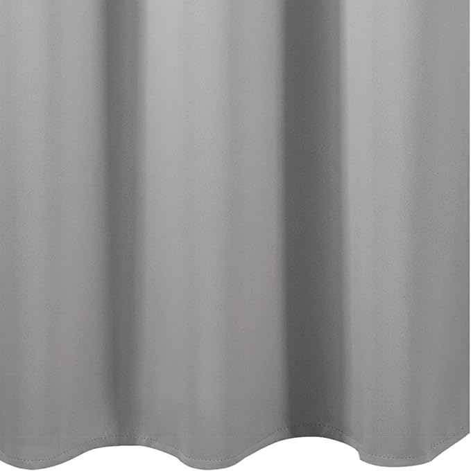 LEMOMO Blackout Curtains 52 x 120 Inch Long Light Grey Curtains Set of 2 Panels Room Darkening Curtains for Bedroom and Living Room