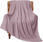 BEDELITE Fleece Blanket Twin Size Dusky Violet Throw Blankets for Couch & Bed, Luxury Plush Cozy Fuzzy Blanket 60x80 inches, Super Soft Warm Lightweight Throw Blanket for Travel Camping