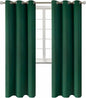 BGment Blackout Curtains - Grommet Thermal Insulated Room Darkening Bedroom and Living Room Curtains, Set of 2 Decorative Curtain Panels (42 x 84 Inch, Emerald Green)