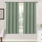 H.VERSAILTEX Blackout Curtain for Living Room Thermal Insulated Window Treatment Curtain Extra Long 63 inch Length Energy Saving Solid Grommet Top Blackout Drape, One Panel, Cyan, 52" W x 63" L