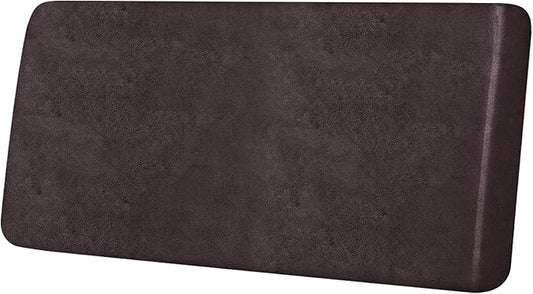 Leather Look Couch Cushion Covers Sofa Seat Slipcovers Sets Couches Furniture Protector for Sectional Armchair Loveseat Pets Kids Stretch Spandex Fabric (1 Cushion Loveseat, Chocolate)