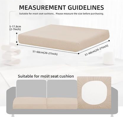 Outdoor Cushion Covers Set,14PCS Patio Furniture Couch Seat Slipcovers, Replacement for Sofa Sectional Chair(Cover，Only)