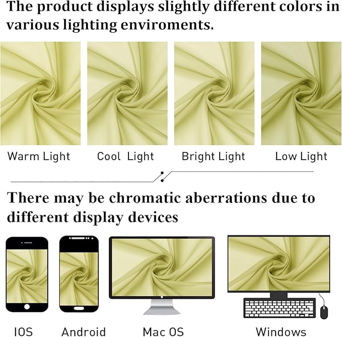 Lecloud Lemon Sheer Curtains 78 Inches Long 2 Panels, Solid Voile Dual Rod Pockets Living Room Decor Window Curtains for Bedroom, Light Filtering Airy Transparent Drapes, Each Panel 42" W x 78" L