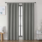 Simplebrand Ava Light Grey Blackout Curtains for Bedroom, 78 Inch Length, 2 Panels Set, Privacy Thermal Insulated Rod Pocket Window Curtains for Patio, French Door, W40 x L78 Inch