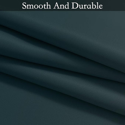 SimpleHome Ombre Room Darkening Curtains for Bedroom, Gradient Stone Blue to Grey White Light Blocking Thermal Insulated Grommet Window Curtain/Drapes for Living Room,2 Panels, 52x84 inches Length
