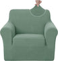 U-NICE HOME Recliner Chair Covers Stretch Couch Cover Sofa Cover Sofa Slipcover Furniture Protector for Chair Cover Pet Friendly(Armchair, Cyan)