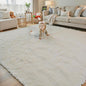 Rugs for Living Room 6x9, Alfombras para Salas Shag Large Plush Soft Area Rug, Shaggy Carpets for Bedroom, Kids Boys Girls Home Decor Aesthetic(Cream, 6 x 9)