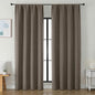 Simplebrand Latte Blackout Curtains for Bedroom 96 Inches Long 2 Panels, Solid Thermal Insulated, Energy Saving Living Room Window Treatment Curtains Blackout Drapes, W50 x L96 Inch, Latte