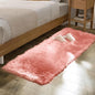 ORINOVA Pink Faux Sheepskin Fluffy Fur Rugs for Bedroom Machine Washable Fuzzy Area Rugs for Living Room Runner Rugs for Hallway 2x6