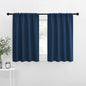 NICETOWN RV Blackout Curtains for Camper Windows, Moroccan Blue, 29" Wide by 40" Long, 2 PCs, Short Blackout Curtains & Drapes, Thermal Insulated Blackout Curtain Panels for Kids Room, Play Room