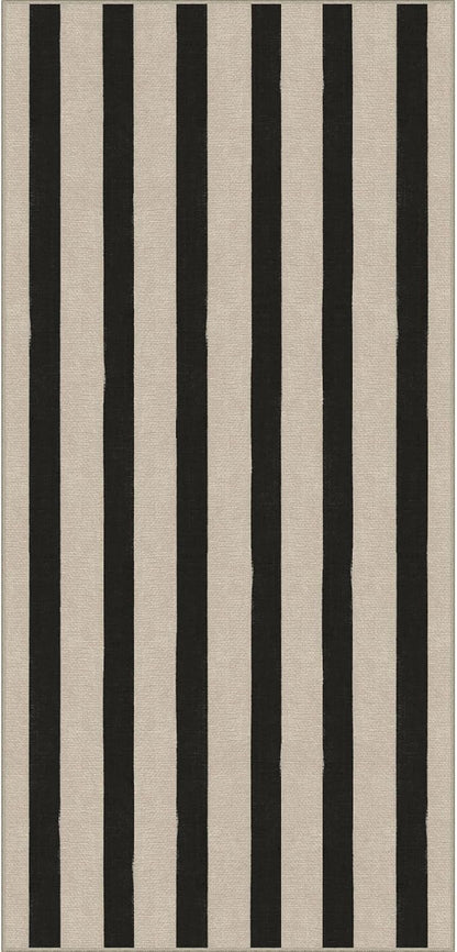 Front Door Mat Indoor Entrance - 2x4.3 Ft Black and White Washable Doormat Outdoor Entrance Porch Rug Non-Skid Runner Rug for Kitchen Hallway Bedroom Laundry Room Porch Decor