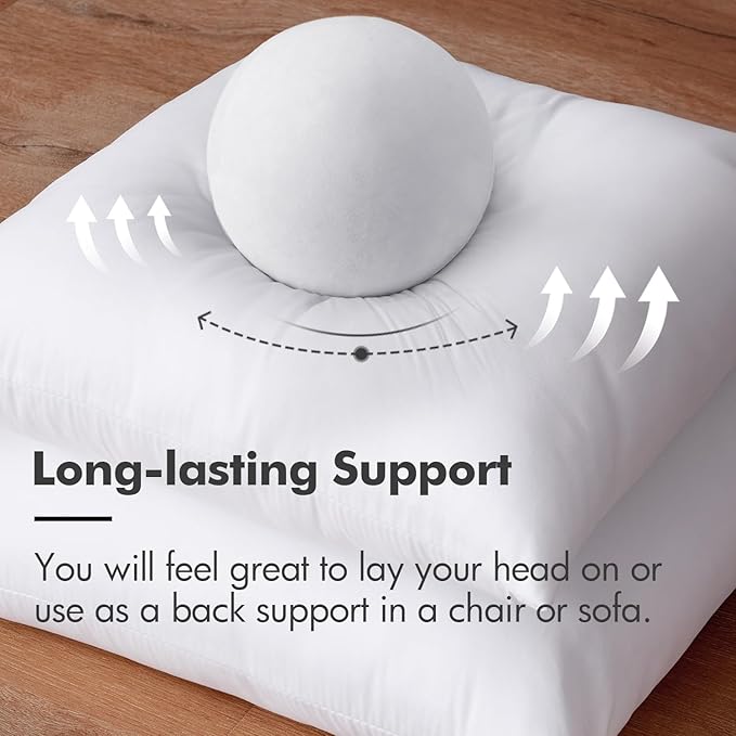 MIULEE Throw Pillow Insert Premium Pillow Stuffer Sham Rectangle Form for Decorative Cushion Bed Couch Sofa 14x32 Inch