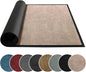 Mibao Dirt Trapper Door Mat for Indoor Outdoor, Waterproof All-Season, All-Weather Doormat, Heavy Duty Non-Slip Entrance Rug, Low Profile Absorbent Entrance Mat Carpet, 72" x 48", Beige