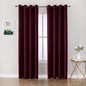 ChrisDowa Blackout Curtains 120 Inches Long 2 Panels Set for Living Room, Grommet Thermal Insulated Room Darkening Curtains for Bedroom (Burgundy Red, 52 x 120 Inch)