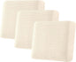 H.VERSAILTEX Super Stretch Individual Seat Cushion Covers Sofa Covers Couch Covers Slipcover Sets Thick Jacquard Textured Twill Fabric (3 Piece XL Sofa Cushion Covers, Cream)