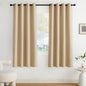 NICETOWN Blackout Curtains Grommet 2 Panels 72 Inches Long, Biscotti Beige