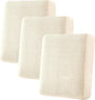 H.VERSAILTEX Super Stretch Individual Seat Cushion Covers Sofa Covers Couch Slipcover Sets Thick Jacquard Textured Twill Fabric (3 Piece Sofa Cushion Covers, Cream)
