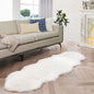 ORINOVA White Faux Sheepskin Shag Fur Runner Rugs for Living Room Bedroom Fluffy Washable Furry Area Rug 2x6 Nursery Rug Teen Room Décor