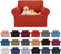 Cupuamon 2026 New Stretch Chair Sofa Slipcovers Couch Cover for 1 Seater Furniture Protector Sofa Covers with Elastic Bottom Jacquard Fabric Small Checks for Pets, Kids - Pureed Pumpkin
