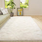 Amearea Premium Soft Area Rug 4x5.3 Feet, Cream Rugs for Living Room, Fluffy Carpet for Bedroom Nursery Playroom Teen Bedside Home Decor, Comfortable Indoor Furry Dorm Carpets, Cream