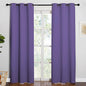 NICETOWN 84 inches Blackout Curtains for Office and Theater, Thermal Insulated Solid Grommet Drapes for Living Room (Lilac Purple, 1 Pair, 42 inches Wide)