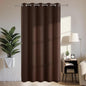 Joydeco Blackout Patio Sliding Door Curtains 96 Inches Long, Grommet Privacy Room Divider Curtains, Extra Wide Thermal Blackout Drapes for Bedroom Living Room (Chocolate, 70Wx96L, 1 Panel)