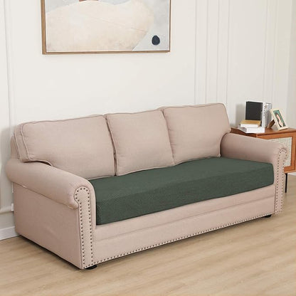 Easy-Going Stretch Cushion Cover Sofa Cushion Furniture Protector Sofa Seat Sofa slipcover Sofa Cover Soft Flexibility with Elastic Bottom(Sofa Cushion,Olive Green)