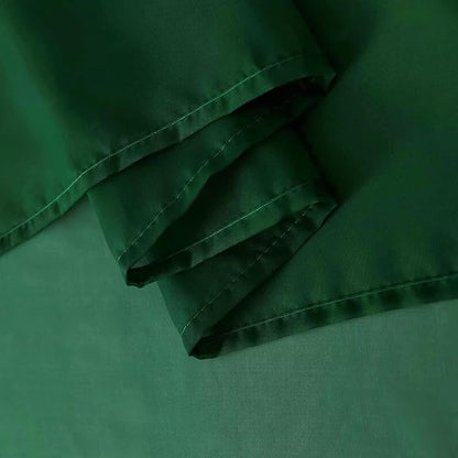 SpaceDresser Sheer Voile Window Treatment Rod Pocket Curtain Panels for Kitchen Bedroom Living Room Drapes Sunlight Filtering Privacy Semi Home Decor Assorted Colors Sizes (Foliage Green, 52 W x 84 L)