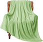 BEDELITE Fleece Blanket Grass Green Throw Blankets for Couch & Bed, Luxury Plush Cozy Fuzzy Blanket 50" x 60", Super Soft Warm Lightweight Throw Blanket for Travel Camping