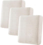H.VERSAILTEX Super Stretch Individual Seat Cushion Cover Sofa Covers Couch Cushion Covers Slipcover Sets Thick Jacquard Textured Twill Fabric (3 Piece Sofa Cushion Covers, Ivory)