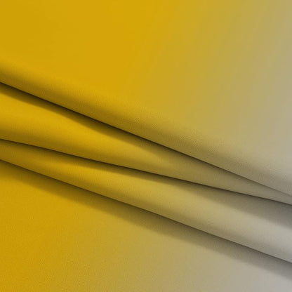 Yakamok Yellow Ombre Curtains 84 Inches Long, Light Blocking Gradient Color Curtain Panels, Room Darkening Grommet Window Drapes for Bedroom(52x84 Inch, 2 Panels)