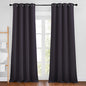 NICETOWN Greyish Purple Room Darkening Curtains for Living Room, Grommet Thermal Curtains Light & Sound Reducing Window Treatments for Bedroom/Home Family, W46 x L102