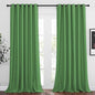 NICETOWN Blackout Draperies Curtain Panels - Window Treatment Thermal Insulated Solid Grommet Blackout Curtains/Panels/Drapes for Bedroom (Forest Green, Set of 2, 80 by 95 Inch)