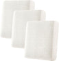 H.VERSAILTEX Super Stretch Individual Seat Cushion Cover Sofa Covers Couch Cushion Covers Slipcover Sets Thick Jacquard Textured Twill Fabric (3 Piece Sofa Cushion Covers, Porcelain White)