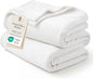 Bedsure GentleSoft Fleece Throw XL Blanket White - 300GSM Soft Lightweight Plush Cozy Blankets for Bed, Sofa, Couch, Travel, Camping, 50x70 inches