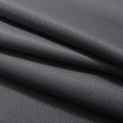 Yakamok Light Blocking Ombre Curtains, Greyish White and Black Gradient Color Curtains, Room Darkening Grommet Window Drapes for Bedroom(Black, 52x54 Inch, 2 Panels)