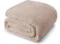 Whale Flotilla King Size Fuzzy Fleece Blanket for Bed, 90x104 Inch Fluffy Warm Soft Jacquard Blankets for All Season, Lightweight and Cozy, Camel