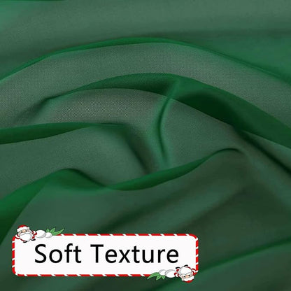 SpaceDresser Foliage Green Sheer Curtains 4 Panels Rod Pocket Semi-Sheer Curtain 72 Inches Long Light Filtering Voile Window Drapes for Bedroom Living Room Kitchen, Each 52W x 72L