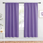 NICETOWN Blackout Curtains for Living Curtains, Lilac Purple, 2 Panels, 42 by 72, Room Darkening Window Curtain Panels, Easy-Care Solid Thermal Insulated Draperies/Drapes for Daughter Room