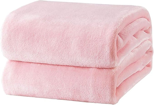 Bedsure GentleSoft Fleece Blankets King Size Pink - Valentines Blanket Soft Lightweight Plush Cozy Fuzzy Luxury Microfiber Throws, 108x90 inches