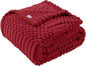 60x80 Inch Red Twin Blanket - Soft & Fluffy Fleece, Cute & Aesthetic, Perfect for Sofa, Couch, Chair, Bed, Living Room & Bedroom, All-Season Use, Plush & Cozy Decorative Blanket