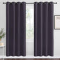 NICETOWN Greyish Purple Blackout Curtains 78 inches Length for Living Room, 2 Panels, 55" Wide, Thermal Insulated Decoration Drapes for Bedroom Window