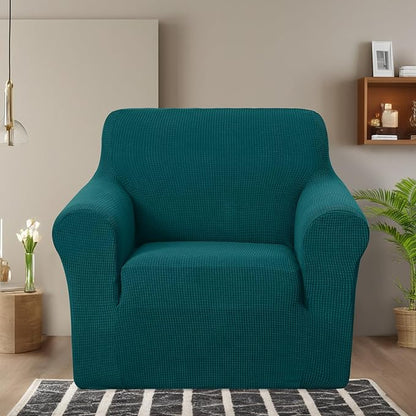 U-NICE HOME Recliner Chair Covers Stretch Couch Cover Sofa Cover Sofa Slipcover Furniture Protector for Chair Cover Pet Friendly(Armchair, Blue)